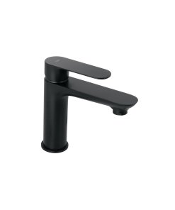 Monomando Corto para Lavabo, Negro, ideal para lavabo moderno, clave 44089 - FOSET RIVIERA