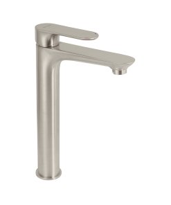 Monomando Alto para Lavabo, Acabado Satín, Estilo Moderno y Funcional, Marca Foset Riviera, Clave 45180