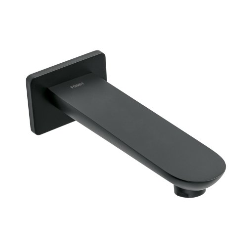 Salida de Tina Sin Desviador, Acabado Negro, Diseño Funcional y Duradero, Marca Foset Riviera, Clave 44111