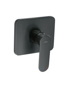 Monomando para Regadera Sin Desviador, Acabado Negro, Diseño Moderno y Duradero, Marca Foset Riviera, Clave 44117