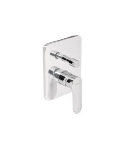 Monomando para Regadera con Desviador, Acabado Cromo, Diseño Elegante y Resistente, Marca Foset Riviera, Clave 45196