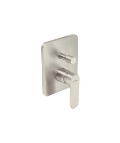 Monomando para Regadera con Desviador, Acabado Satín, Diseño Moderno y Funcional, Marca Foset Riviera, Clave 45185