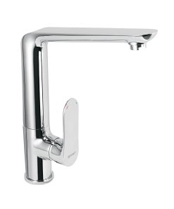 Monomando Cuello Alto para Fregadero, Cromo, funcional y de alta calidad, clave 45193 - FOSET RIVIERA