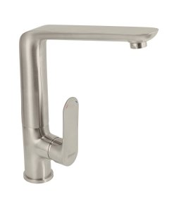 Monomando Cuello Alto para Fregadero, Satín, resistente y funcional, clave 45182 - FOSET RIVIERA