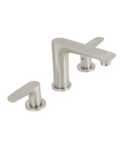 Mezcladora para Lavabo con Taladros Separados, Acabado Satín, Diseño Moderno y Estilo Sofisticado, Marca Foset Riviera, Clave 45177