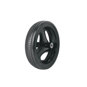 Llanta completa imponchable 13-1/2', incluye eje y baleros