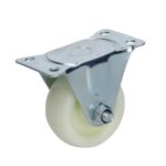 Rodaja de polipropileno blanca fija 2" Surtek RN5F