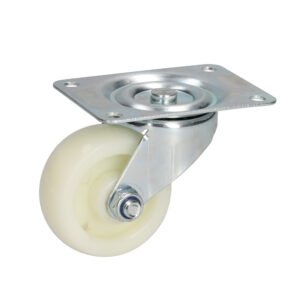 Rodaja de polipropileno blanca giratoria 2-1/2" Surtek RN6G