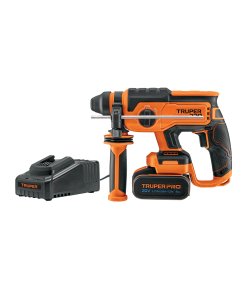 Rotomartillo SDS Plus Truper PRO 20V 2J con Batería 4Ah - Tecnología de Impacto Mejorado para Perforación Rápida en Concreto (Clave 103263)