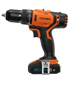 Rotomartillo Truper PRO 1/2" 20V 1 batería 2Ah - Tecnología de impacto controlado para trabajos exigentes que perfora concreto con precisión y mínima fatiga del operador (Clave 18155)