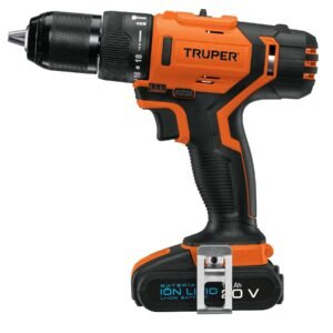 Rotomartillo Truper PRO 1/2" 20V 1 batería 2Ah - Tecnología de impacto controlado para trabajos exigentes que perfora concreto con precisión y mínima fatiga del operador (Clave 18155)