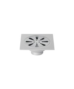 Resumidero Cuadrado 4' x 4', Acero Inoxidable, Gota, Estilo Elegante y Funcional, Marca Aqua Foset, Clave 45471