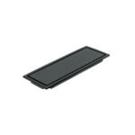 Resumidero rectangular 30x11cm reversible, negro, FOSET AQUA