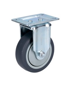 Rodaja de TPR gris fija 4" Surtek RT10F