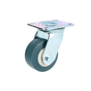 Rodaja de TPR gris giratoria 8" Surtek RTG20G