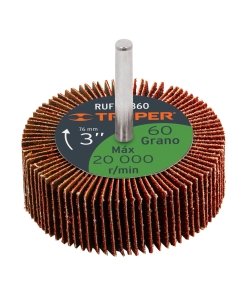 Rueda Flap Truper 3" Grano 60 - Tecnología de Alto Rendimiento para Preparación de Superficies en Proyectos Grandes (Clave 13041)