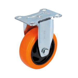 Rodaja de PVC naranja fija 4" Surtek RV10F