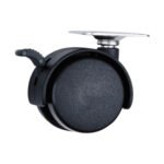 Rodaja tipo yoyo con placa con freno 40 mm Surtek RY4B