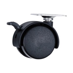 Rodaja tipo yoyo con placa con freno 40 mm Surtek RY4B