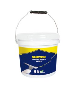 Cubeta de sellador de cemento plástico 4 Lt Surtek SCP4