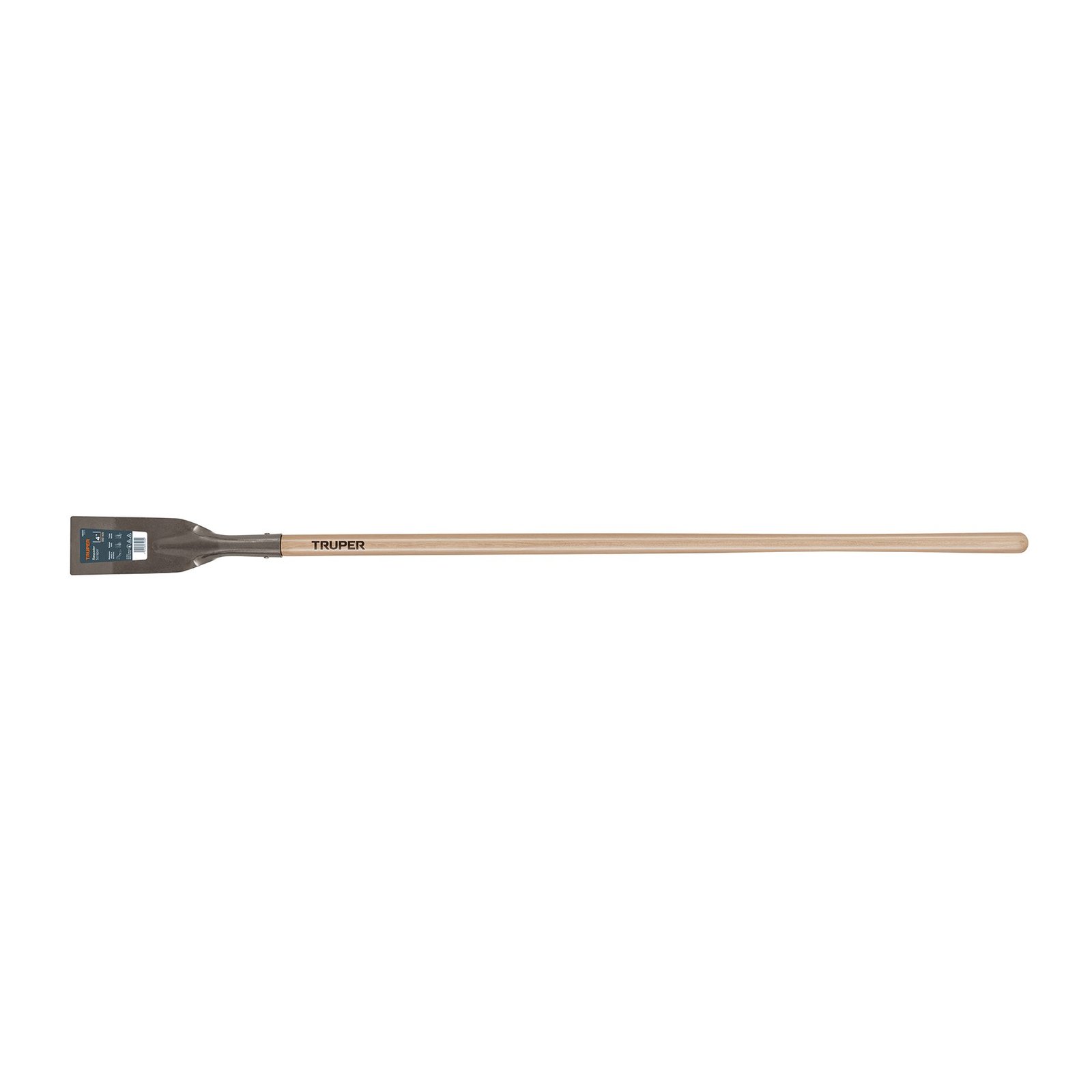 Raspador Forjado Truper de 4" con Mango Largo de 54" - Tecnología de Palanca Extendida para Mayor Fuerza en Trabajos Pesados (Clave 18650)