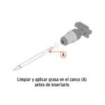 Cincel hueco para acanalado SDS max 7/8' x 16', TRUPER