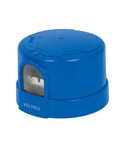 Fotocelda Volteck montaje de 1/2 vuelta tensión 127 - 220 V - Tecnología de activación automática para iluminación exterior que optimiza consumo energético mediante detección precisa de oscuridad (Clave 47228)