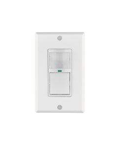 Sensor de movimiento Volteck con interruptor de pared - Tecnología de activación automática para iluminación eficiente que elimina consumo innecesario mientras proporciona conveniencia superior (Clave 47230)