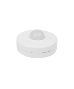 Sensor de movimiento Volteck para techo alcance 10 m - Tecnología de detección extendida para áreas comerciales que proporciona cobertura amplia con instalación superior invisible (Clave 46599)