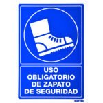 Señal "Uso obligatorio de zapato de seguridad" Surtek SES10