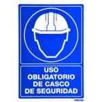 Señal "Uso obligatorio de casco de seguridad" Surtek SES12