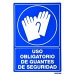 Señal "Uso obligatorio de guantes de seguridad" Surtek SES14