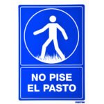 Señal "No pise el pasto" Surtek SES23