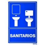 Señal "Sanitarios" Surtek SES24
