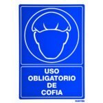 Señal "Uso obligatorio de cofia" Surtek SES25
