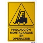 Señal "Precaución montacargas en operación" Surtek SES30