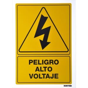 Señal "Peligro alto voltaje" Surtek SES31