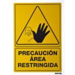 Señal "Precaución área restringida" Surtek SES34