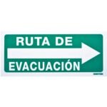 Señal "Ruta de evacuación" derecha Surtek SES4