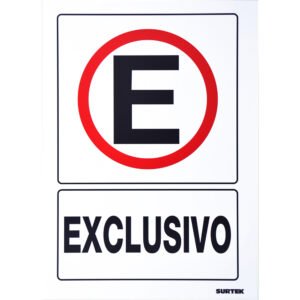 Señal "Exclusivo" Surtek SES44