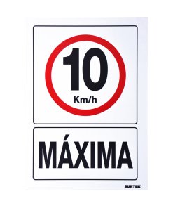 Señal "10 km/h máxima" Surtek SES50