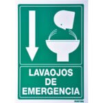 Señal "Lava ojos de emergencia" Surtek SES7