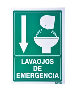 Señal "Lava ojos de emergencia" Surtek SES7