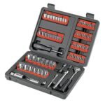 Juego de 81 herramientas 1/4' y 3/8' para mecánico, ideal para todo tipo de reparaciones, Pretul clave 22977