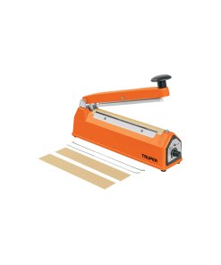 Selladora térmica Truper 20 cm 300 W - Tecnología de cierre hermético para empaquetado que fusiona instantáneamente películas plásticas preservando contenidos perecederos (Clave 103189)