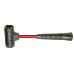 Juego de mazo de golpe seco con mango Rubber grip tapas intercambiables 16 oz, 9 piezas Urrea SF150HK