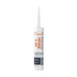 Sellador negro 100% silicón de 280 ml, TRUPER