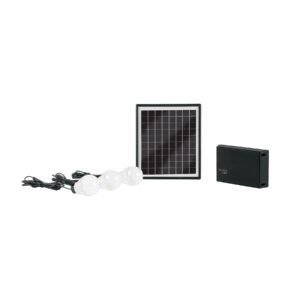 Sistema de iluminación Solar 6 W con 3 lámparas LED, VOLTECK