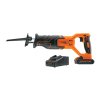 Sierra Sable Truper PRO 20V con Batería 2Ah - Tecnología Inalámbrica para Demolición y Corte en Espacios Confinados (Clave 103258)
