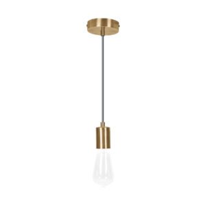 Socket colgante metálico, hierro antiguo, VOLTECK